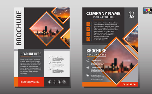 Flyer cover business brochure vector design, Leaflet advertising abstract background, Modern poster magazine layout template, Annual report for presentation.