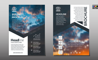 Flyer cover business brochure vector design, Leaflet advertising abstract background, Modern poster magazine layout template, Annual report for presentation.