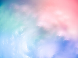 Romantic dreamy background. The mood of joy and lightness 