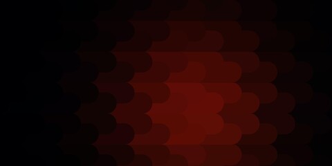 Dark Red vector background with lines.