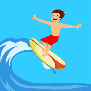 Surfer illustration