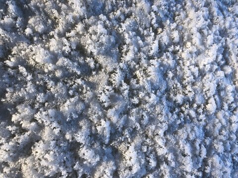 Winter ice field, snow and ice winter © Konstantin