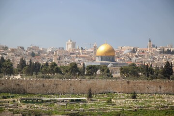 Fototapeta premium View of the city of Jerusalem