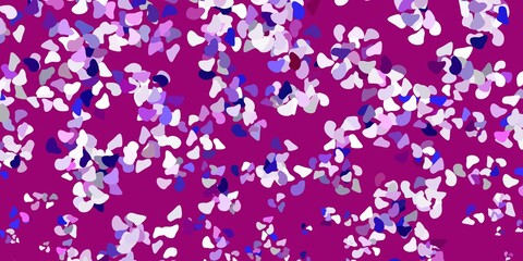 Light purple vector backdrop with chaotic shapes.