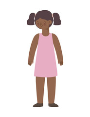 little afro girl