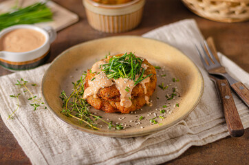 Organic potato pancakes