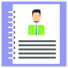 Vector illustration for Contact EPS10