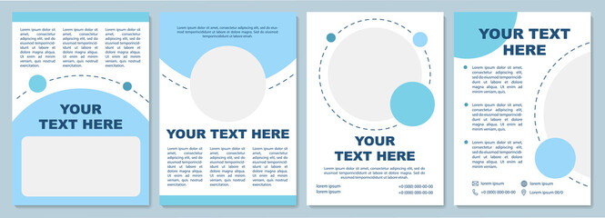 Special corporate brochure template. Flyer, booklet, leaflet print, cover design with copy space. Colorful presentation. Vector layouts for magazines, annual reports, advertising posters