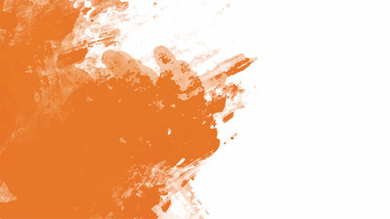 Obraz premium Orange watercolor background for textures backgrounds and web banners design