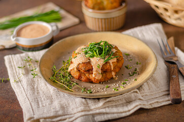 Organic potato pancakes