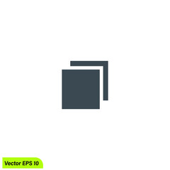 book logo template simple design element