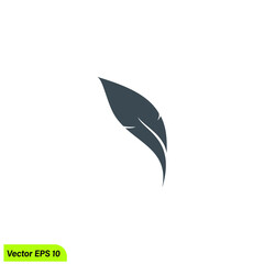 quill icon writer symbol simple design element