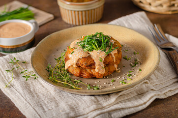 Organic potato pancakes