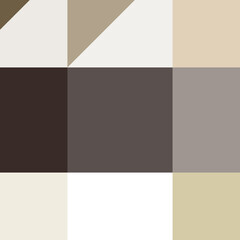 Fototapeta premium Abstract color Low-Polygones Generative Art background illustration