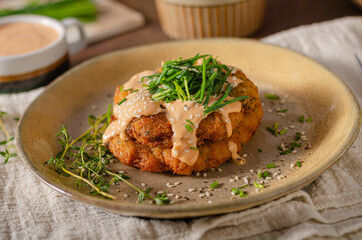 Organic potato pancakes