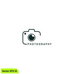 camera icon vector illustration simple design element logo template