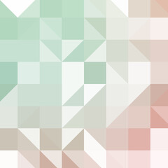 Obraz premium Abstract color Low-Polygones Generative Art background illustration