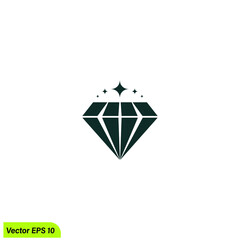 Diamond icon vector illustration logo template