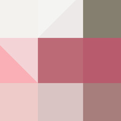 Fototapeta premium Abstract color Low-Polygones Generative Art background illustration