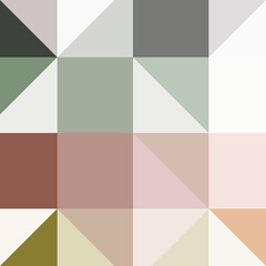 Abstract color Low-Polygones Generative Art background illustration