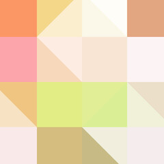 Fototapeta premium Abstract color Low-Polygones Generative Art background illustration