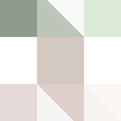 Fototapeta premium Abstract color Low-Polygones Generative Art background illustration