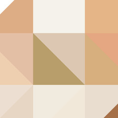 Fototapeta premium Abstract color Low-Polygones Generative Art background illustration