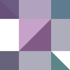 Fototapeta premium Abstract color Low-Polygones Generative Art background illustration