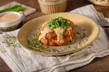 Organic potato pancakes