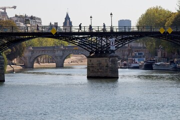 Fototapeta premium bridge over the river seine