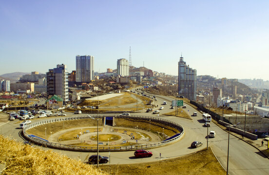 Vladivostok, transport interchange near the funicular