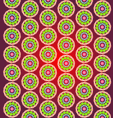 Vector elegant background with circle shaped pattern