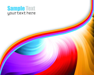 Abstract business depliant for flyers.