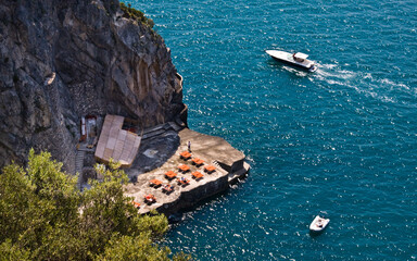 Exclusive patio on the Amalfi Coast