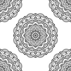 Mandala vector design template