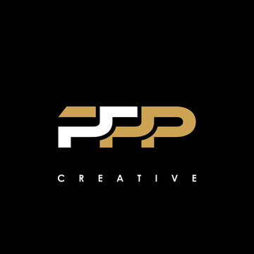 PPP Letter Initial Logo Design Template Vector Illustration