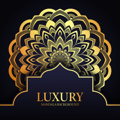 Luxury Mandala Islamic Background Design Template