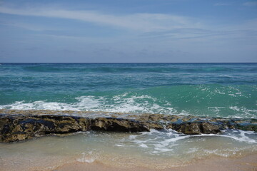 The beautiful of tambakrejo beach in Blitar, East Java, Indonesia