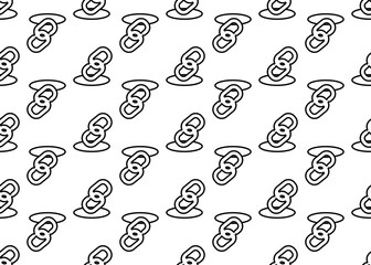 Chain. Geometric seamless pattern for design.