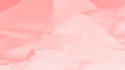 Wavy pink fabric, light abstract blurred panorama background