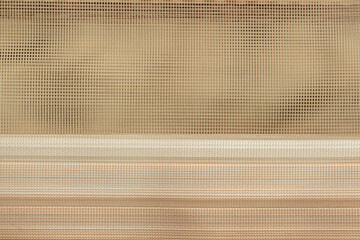 Textures of multicolored threads on abstract loom