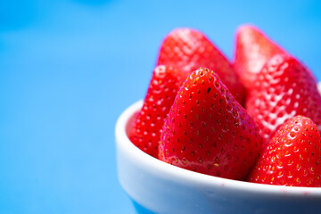 strawberries in a bowl