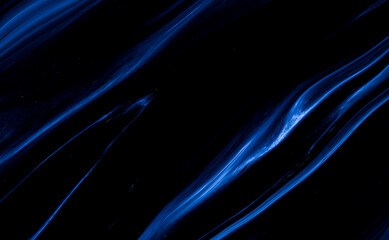 Marble rock texture blue ink pattern liquid swirl paint black dark that is Illustration background for do ceramic counter tile white that is abstract waves skin wall luxurious art ideas concept.