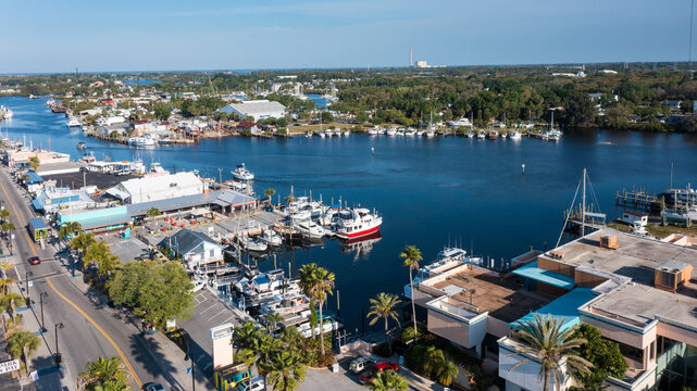 Fishing Boats At Sponge Docks Tarpon Springs Florida