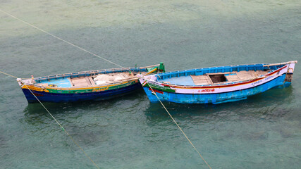 Obraz premium boat on the sea