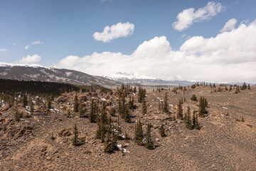 Top of the Mountain in the Rockies 