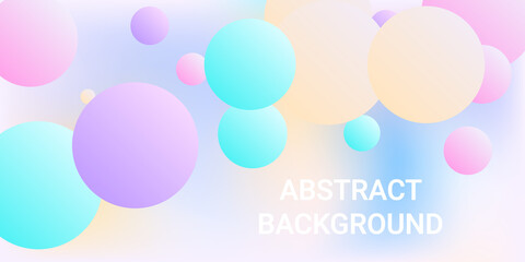 Background picture with balls for banner design.