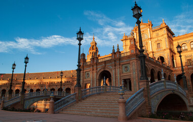 Fototapeta na wymiar the beautiful Seville in Andalusia