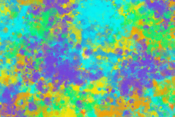 Fototapeta na wymiar An abstract neon splatter background image.