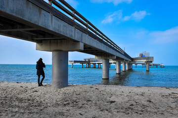 An der Seebrücke Heiligenhafen, Ostsee